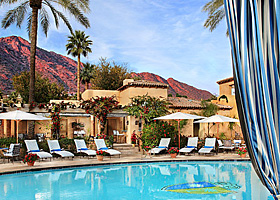 swimming pool at Royal Palms